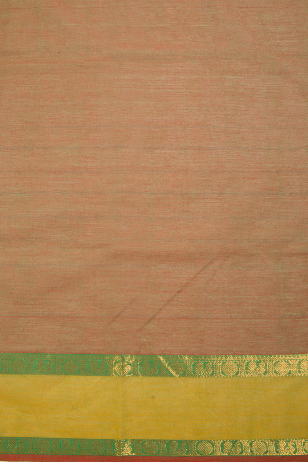 Green Handwoven Kanchi Cotton Saree 10068691 - Avishya