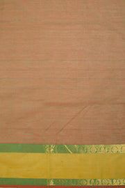 Green Handwoven Kanchi Cotton Saree 10068691 - Avishya