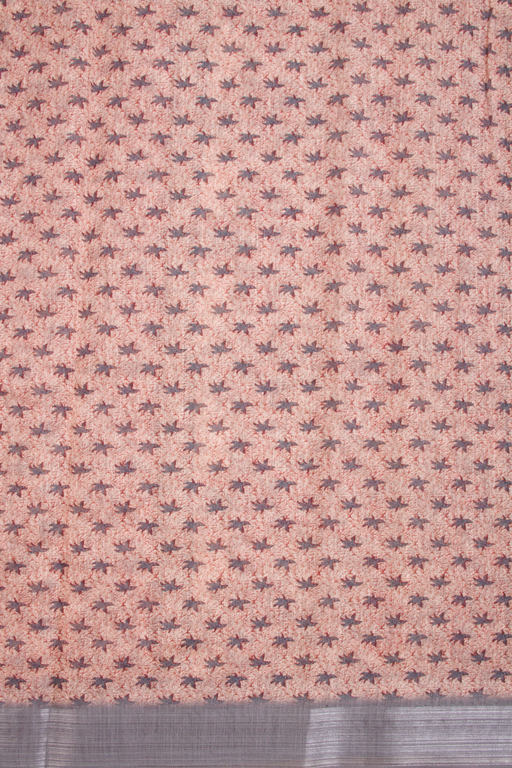 Beige Digital Printed Linen Saree 10068768 - Avishya