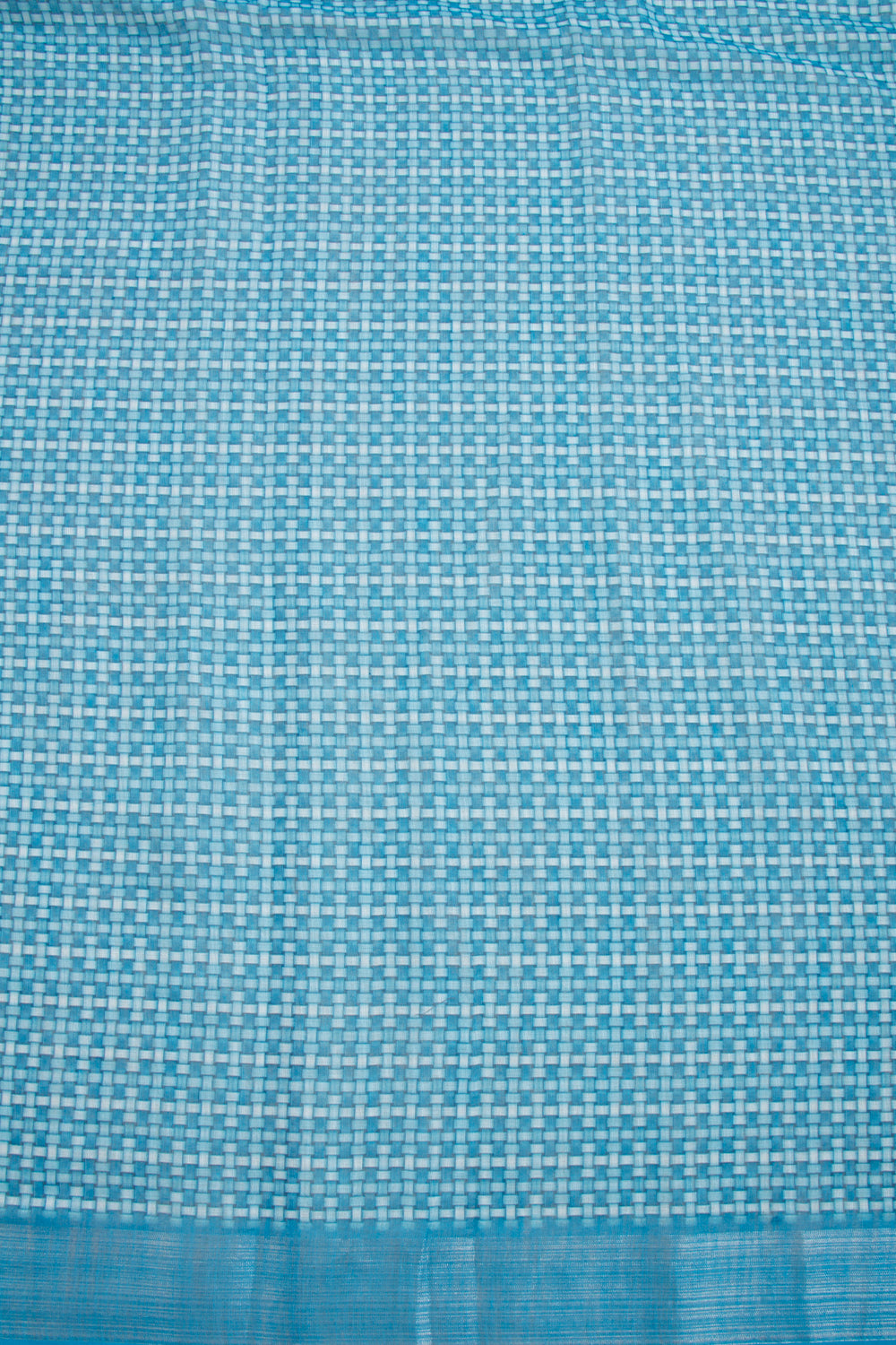 Blue Digital Printed Linen Saree 10068777 - Avishya