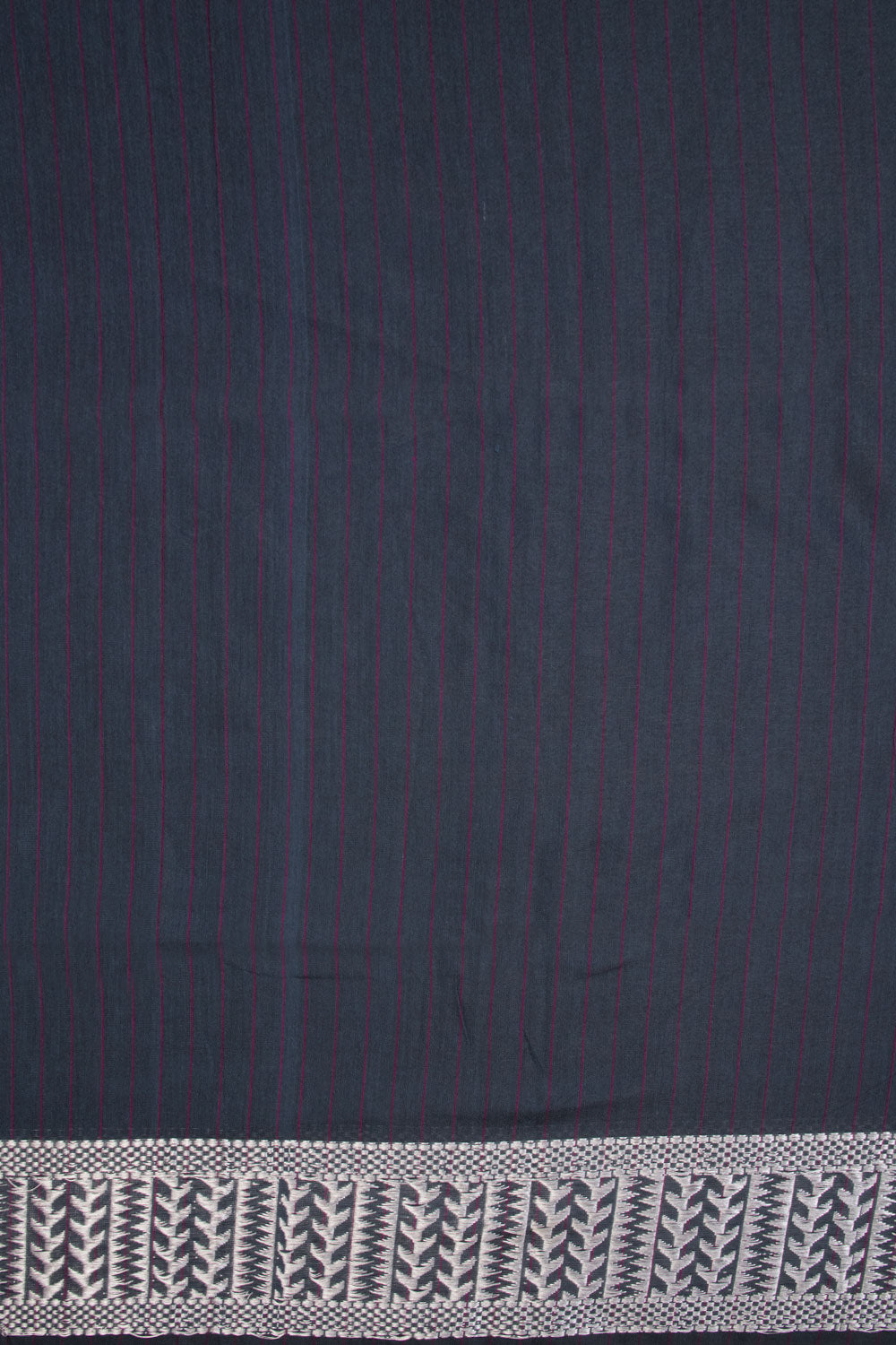 Grey Shantipur Tant Bengal Cotton Saree 10068795 - Avishya