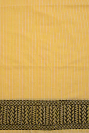 Yellow Shantipur Tant Bengal Cotton Saree 10068799 - Avishya