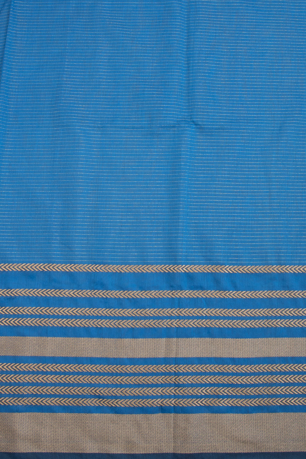 Blue Shantipur Tant Bengal Cotton Saree 10068802 - Avishya