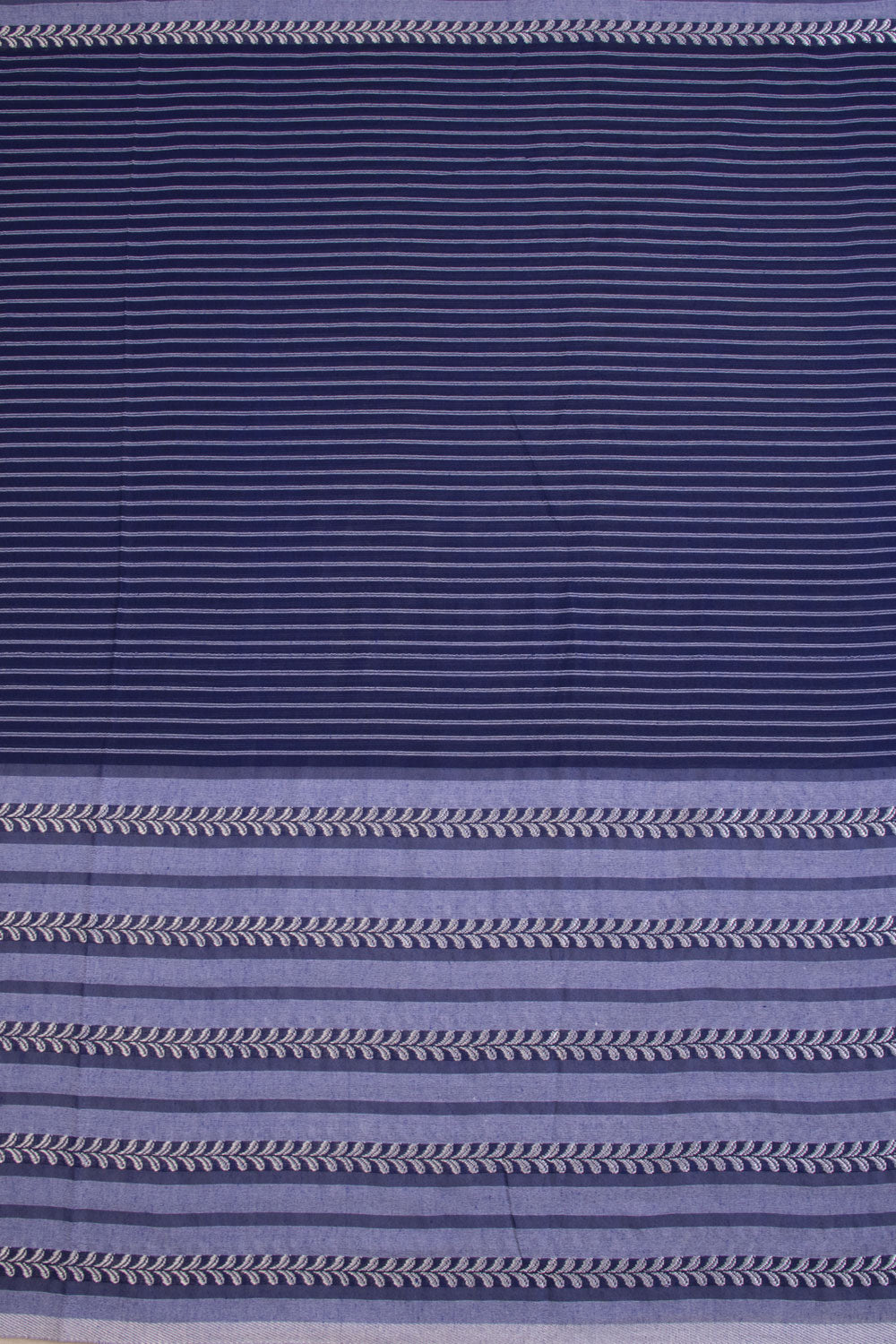 Blue Shantipur Tant Bengal Cotton Saree 10068804 - Avishya