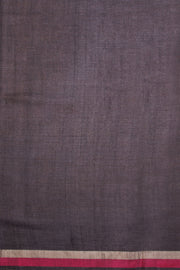 Black Chhattisgarh Tussar Silk Saree 10068810 - Avishya