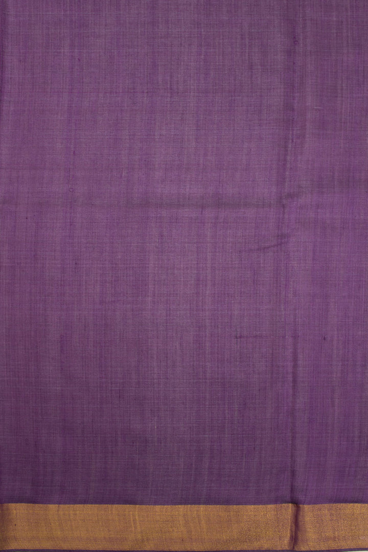 Purple Chhattisgarh Tussar Silk Saree 10068831 - Avishya