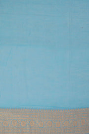 Blue Handloom Banarasi Cotton Saree10068892