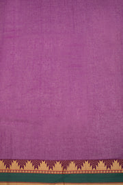 Purple Hand Block Andhara Cotton Saree 10068904 - Avishya