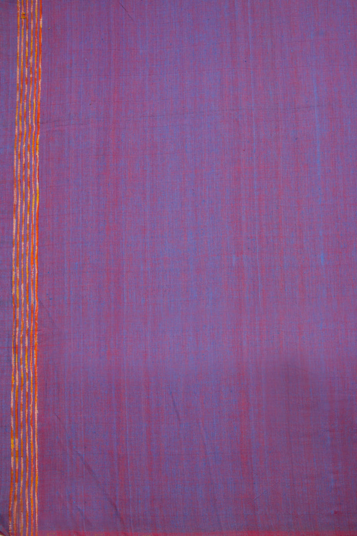 Purple Dhaniakhali Cotton Saree With Khesh Weave 10068905 - Avishya