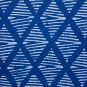 Blue Indigo Dabu Printed Cotton Blouse 10068950 - Avishya