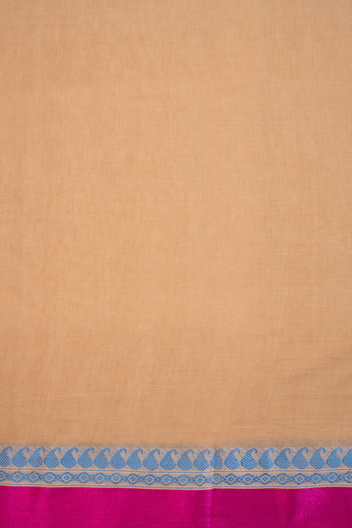 Brown Shantipur Tant Bengal Cotton Saree 10069050 - Avishya