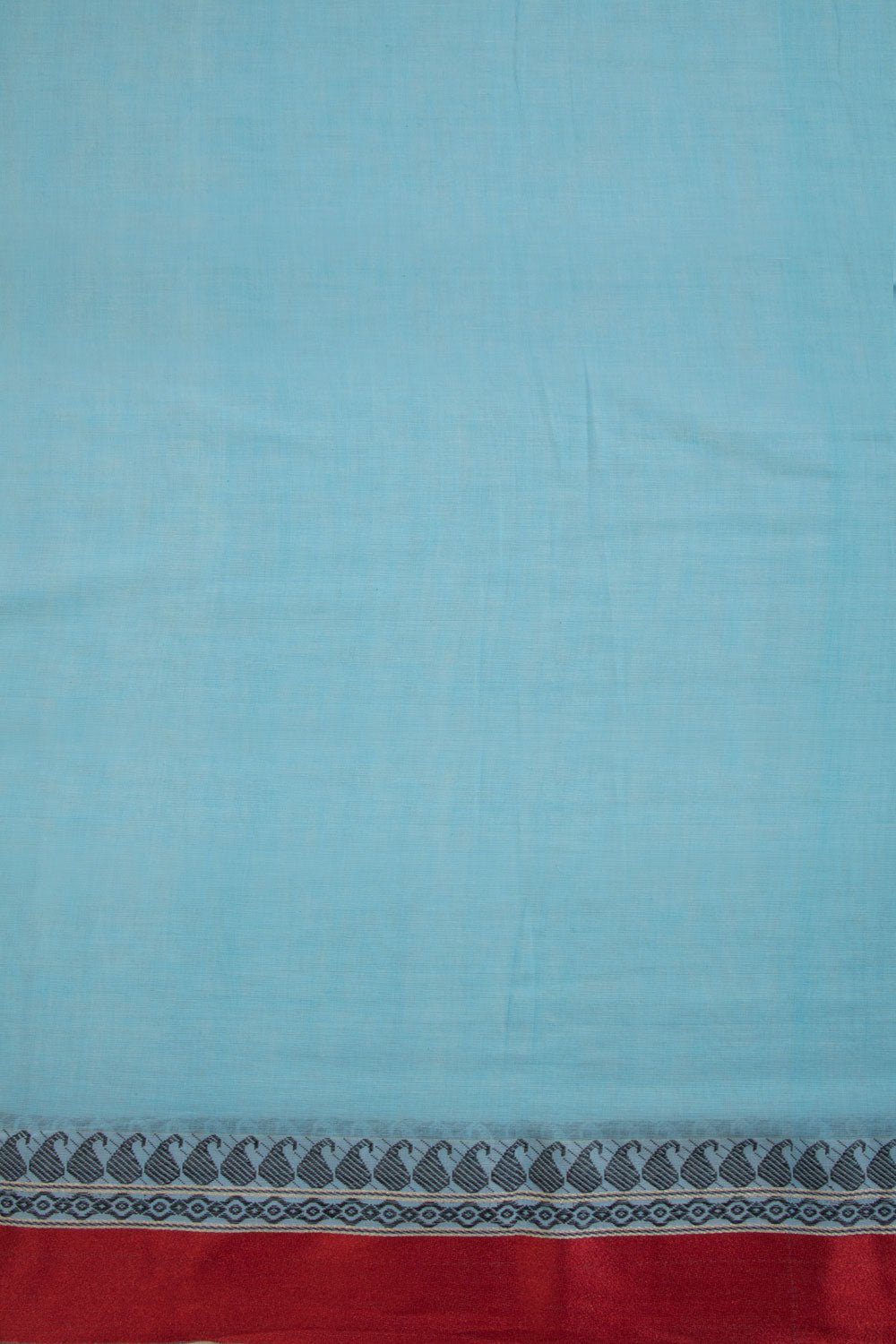Blue Shantipur Tant Bengal Cotton Saree 10069056 - Avishya