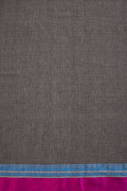 Grey Shantipur Tant Bengal Cotton Saree 10069058