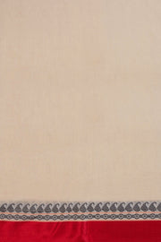 Cream Shantipuri Tant Bengal Cotton Saree 10069067 - Avishya