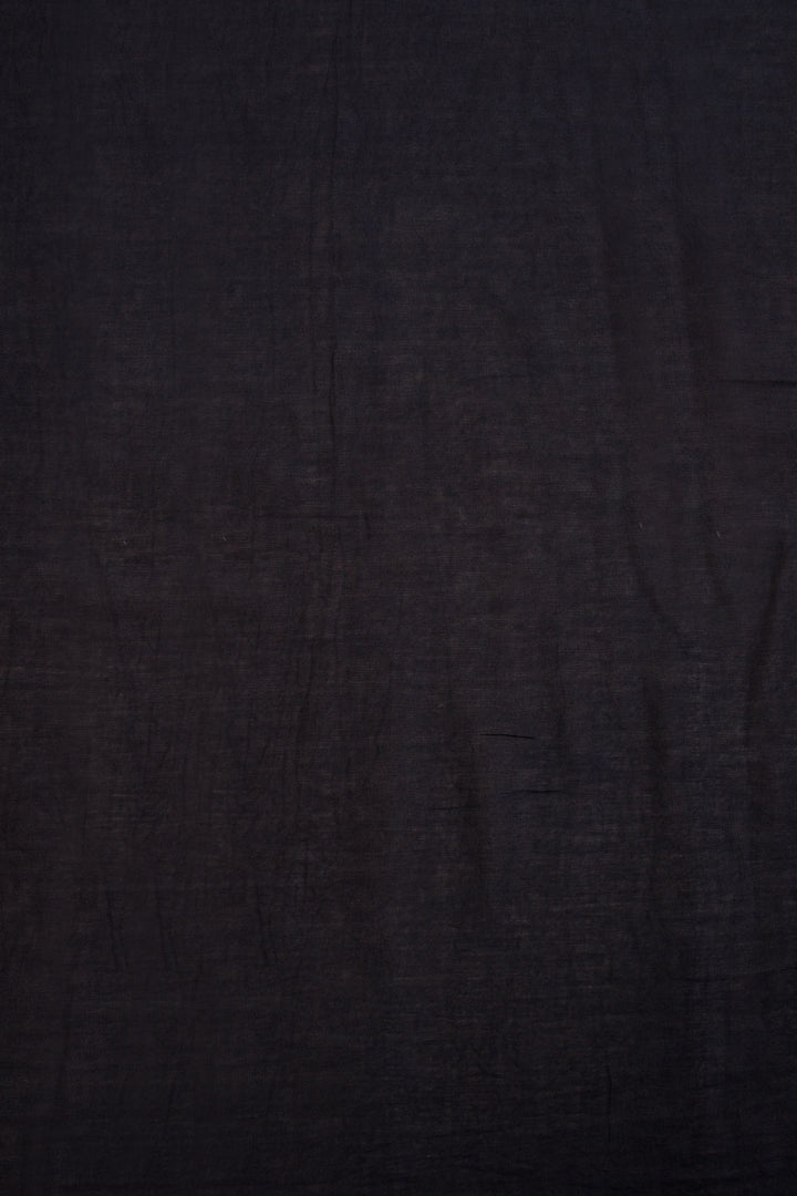 Black Shibori Printed Cotton Saree 10069072 - Avishya