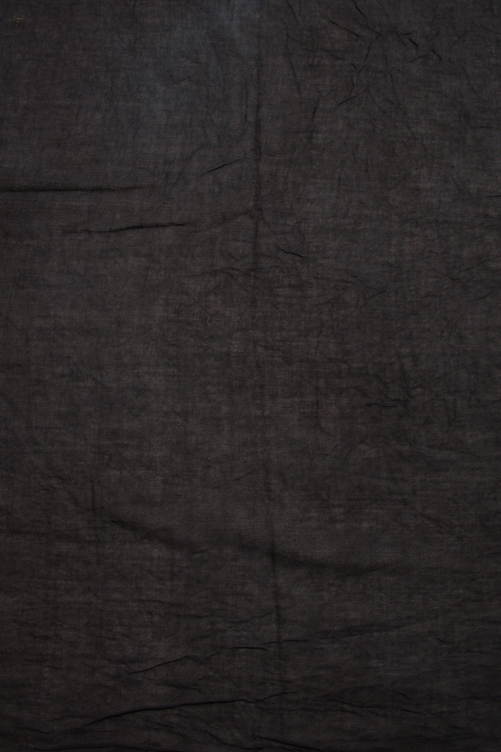 Black Shibori Printed Cotton Saree 10069073 - Avishya