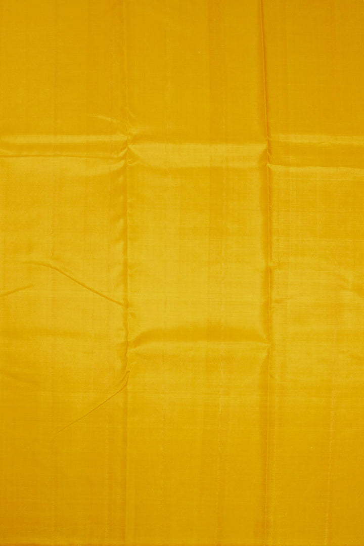 Brown & Yellow Handloom Kanjivaram Silk Saree 10069147