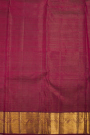 Maroon Handloom Vaira Oosi Bridal Kanjivaram Silk Saree 10069165