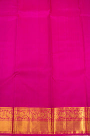 Blue Handloom Korvai Kanjivaram Silk Saree 10069173 - Avishya