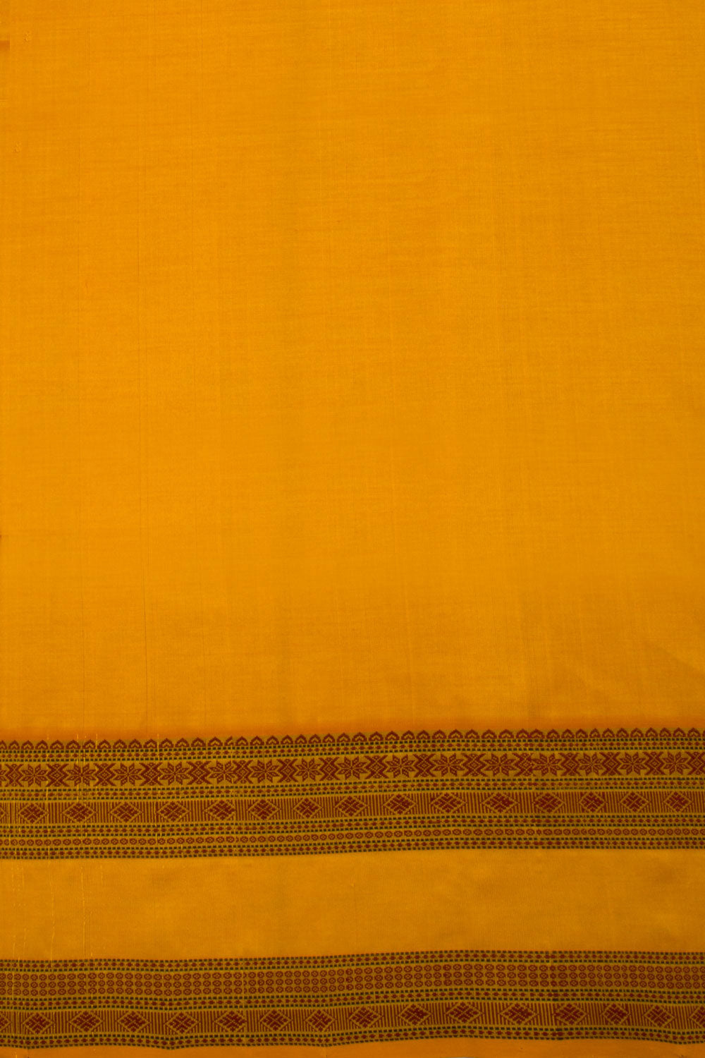 Yellow Handloom Kanchi Silk Cotton Saree 10069258 - Avishya
