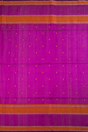 Pink Handloom Kanchi Silk Cotton Saree 10069266 - Avishya