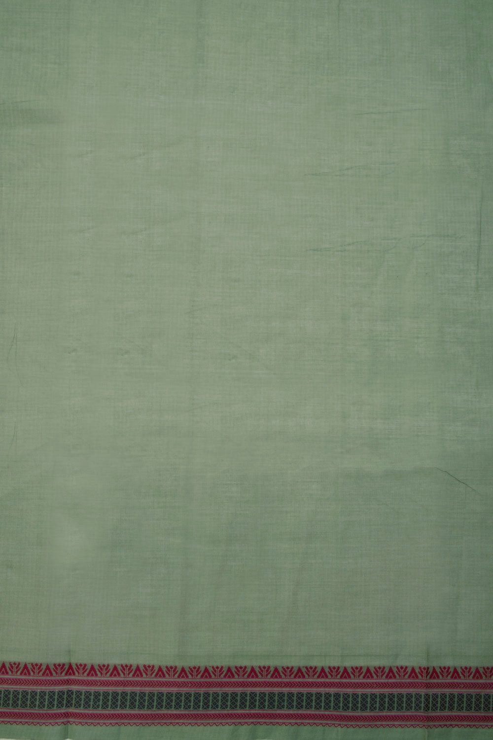 Green Handwoven Kanchi Cotton Saree 10069326 - Avishya