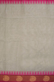 Grey Handwoven Kanchi Cotton Saree 10069386 - Avishya