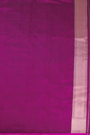 Purple Handloom Banarasi Katan Silk Saree 10069399 - Avishya