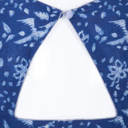 Blue Indigo Handblock Printed Cotton Blouse Without Lining 10069484 - Avishya