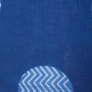 Blue Indigo Handblock Printed Cotton Blouse Without Lining 10069497 - Avishya