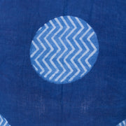 Blue Indigo Handblock Printed Cotton Blouse Without Lining 10069504 - Avishya