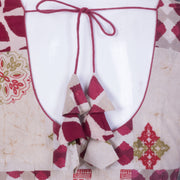 Cream Handblock Printed Cotton Blouse 10069775 - Avishya