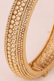 Handcrafted Gold Plated Traditional Kada Bangle