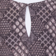 Grey Handblock Printed Cotton Blouse 10069771 - Avishya