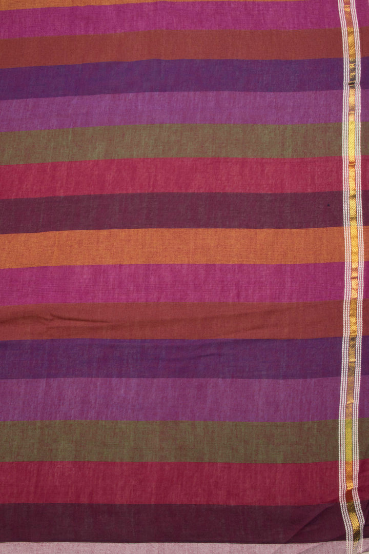 Multicolour Handloom Bhujodi Cotton Saree 10069851 - Avishya