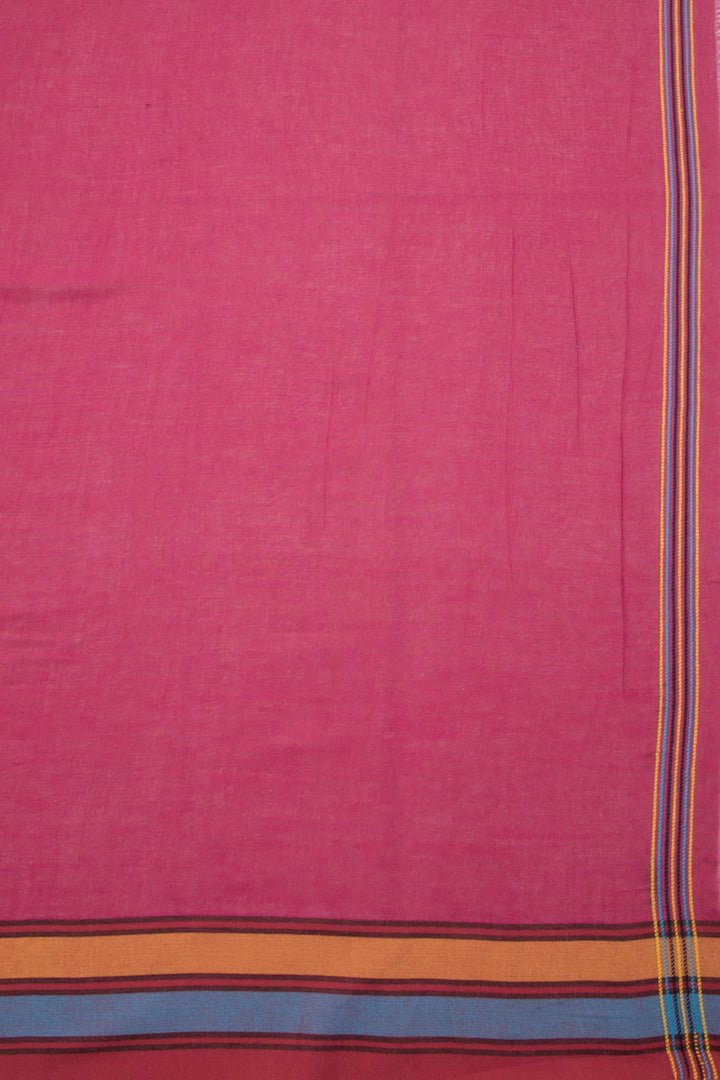 Red Handloom Bhujodi Kala Cotton Saree 10069853 - Avishya