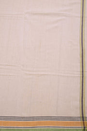 Beige Handloom Bhujodi Kala Cotton Saree 10069855 - Avishya