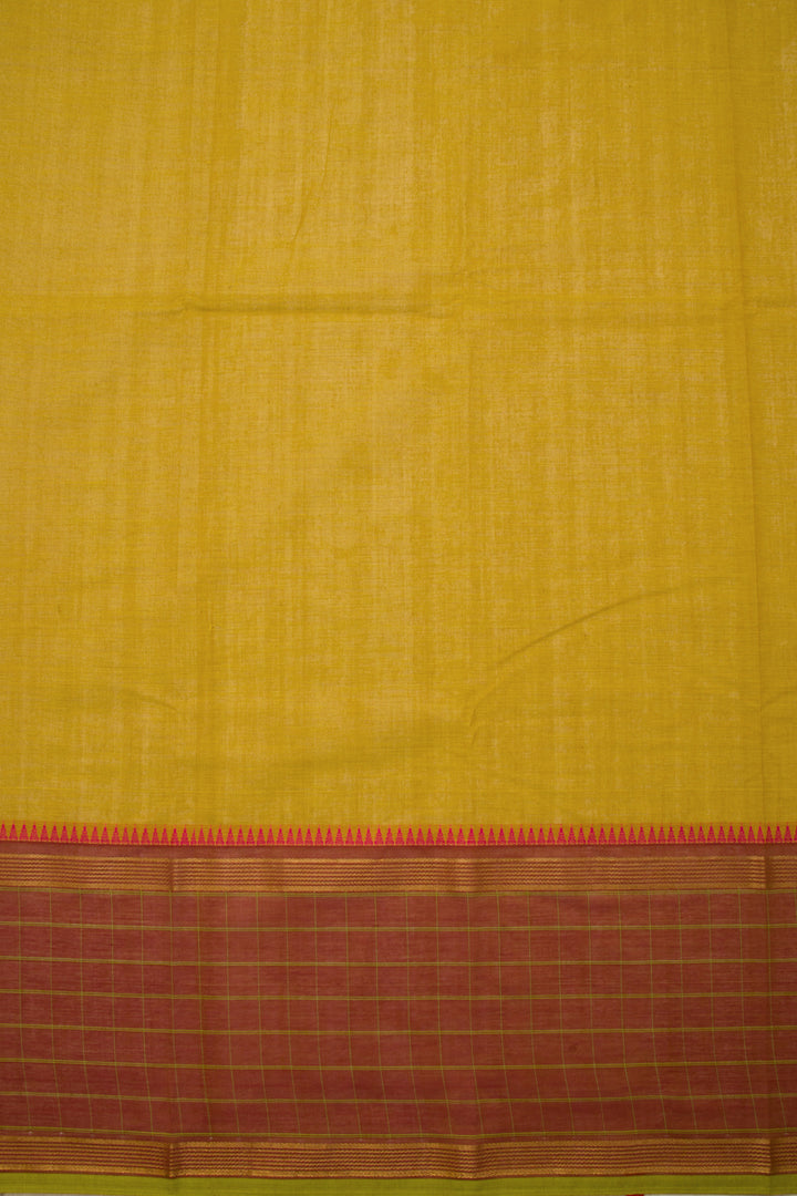 Green Handloom Chettinad Cotton Saree 10069993 - Avishya