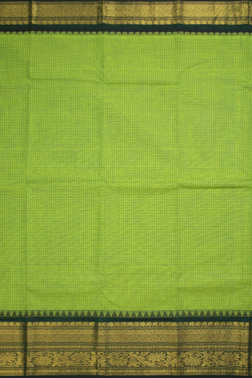 Green Handloom Chettinad Cotton Saree 10070005 - Avishya