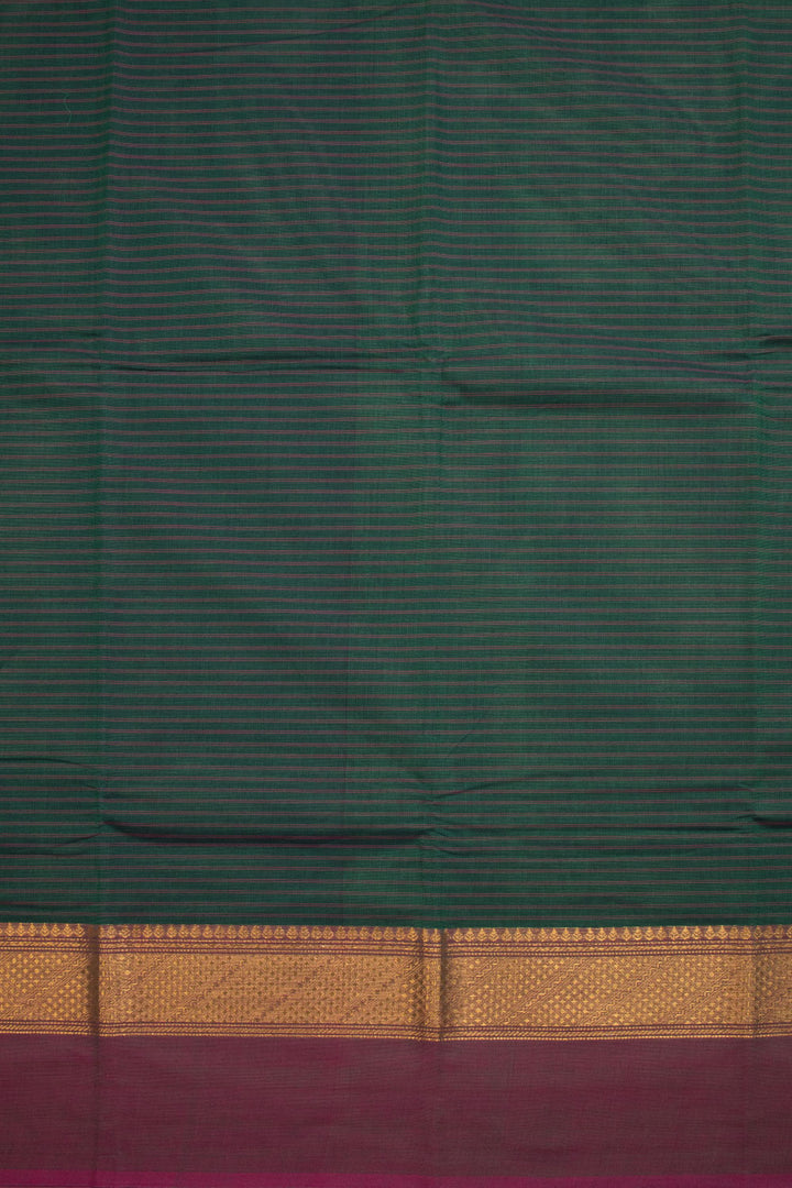 Green Handloom Chettinad Cotton Saree 10070056 - Avishya