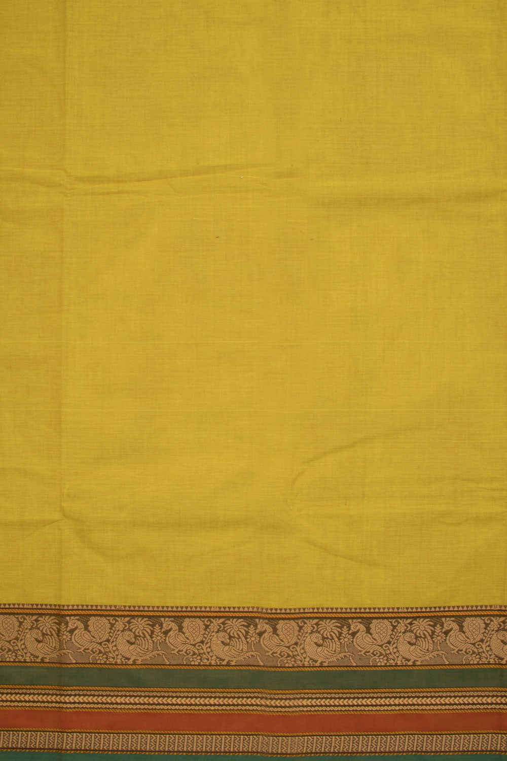 Yellow Handloom Chettinad Cotton Saree 10070057 - Avishya 