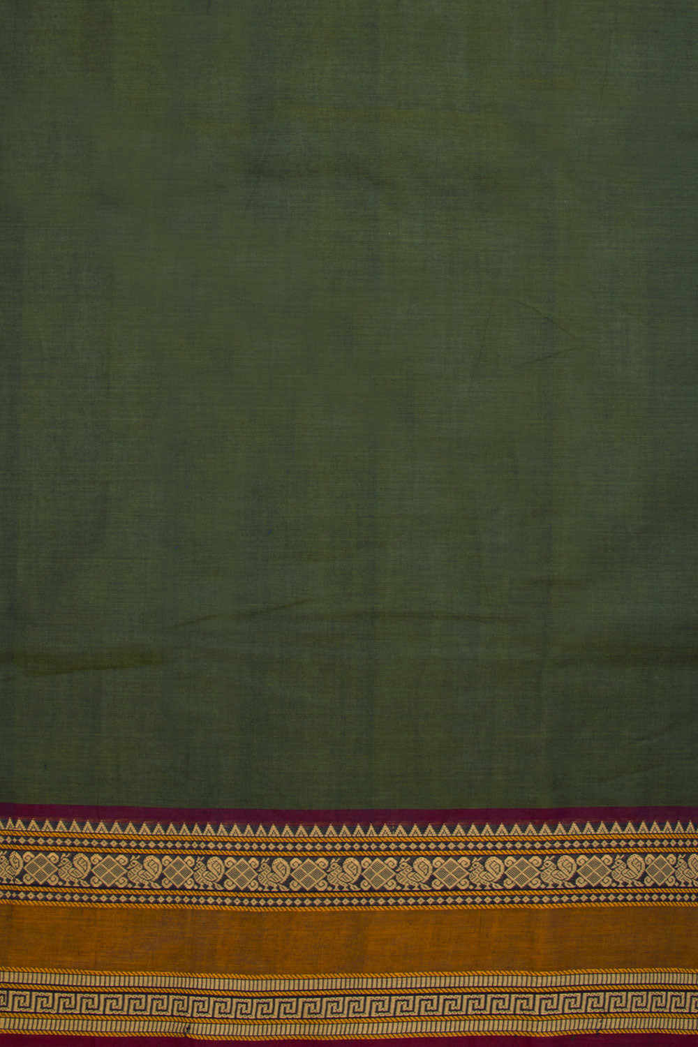 Green Handloom Chettinad Cotton Saree 10070063 - Avishya