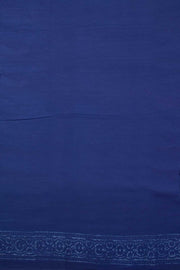 Navy Blue 3-Piece Mulmul Cotton Salwar Suit Material With Kota Dupatta 10070101