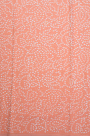 Peach 3-Piece Mulmul Cotton Salwar Suit Material 