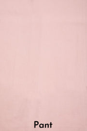 Baby Orange Solid Style Cutwork Applique Embroidered Cotton 3 Piece Salwar Suit Material 10070142