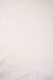 Off White Bengal Phulia Silk Cotton Saree With sequin embellished Pallu