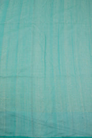 Tiffany Blue Bengal Phulia Silk Cotton Saree With Sequin Embellished Pallu 10070195