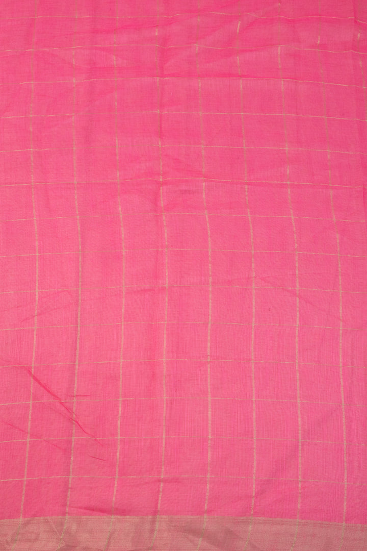 Off White Fancy Printed Linen Saree 10070305 - Avishya