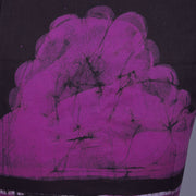 Raspberry Choco Brown Batik Hand painted Cotton Blouse