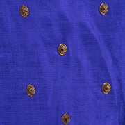 Azure Blue Aari Embroidered Tussar Silk Blouse